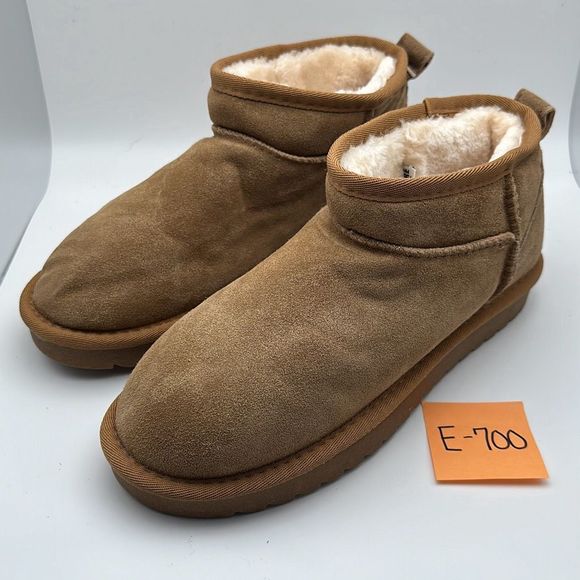 CUSHIONAIRE Women's pull on boot 7.5 CHESTNUT - Picture 3 of 7